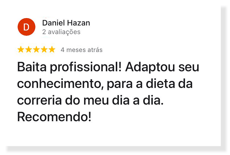 Nutricionista Melhor Avaliado no Google - Dr. Gabriel Girardi